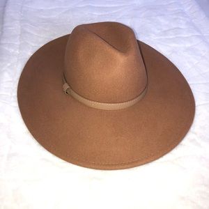 NWT Forever 21 Tan/Camel Wool Rancher Hat